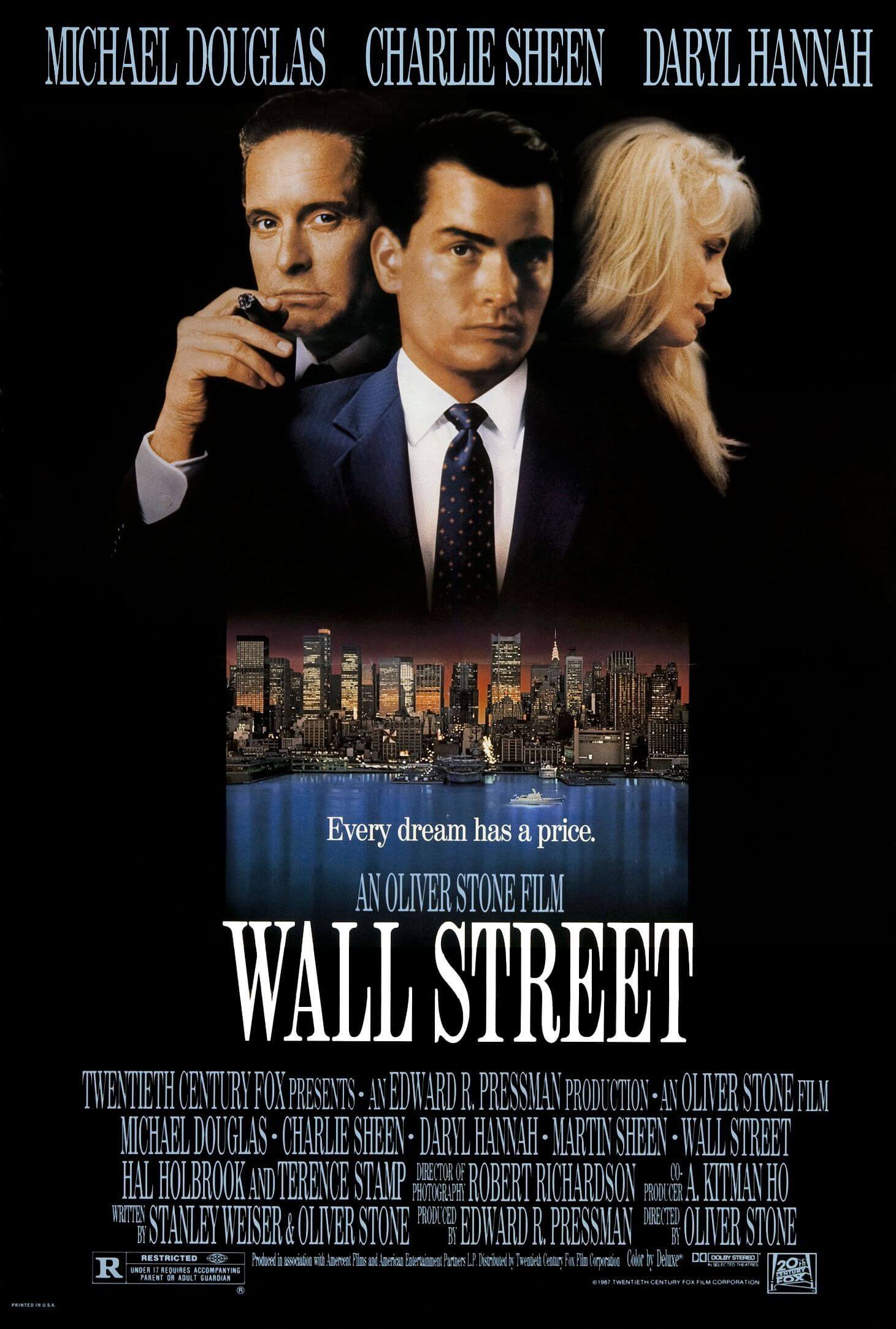 Movies that start with W - Wall Street movie