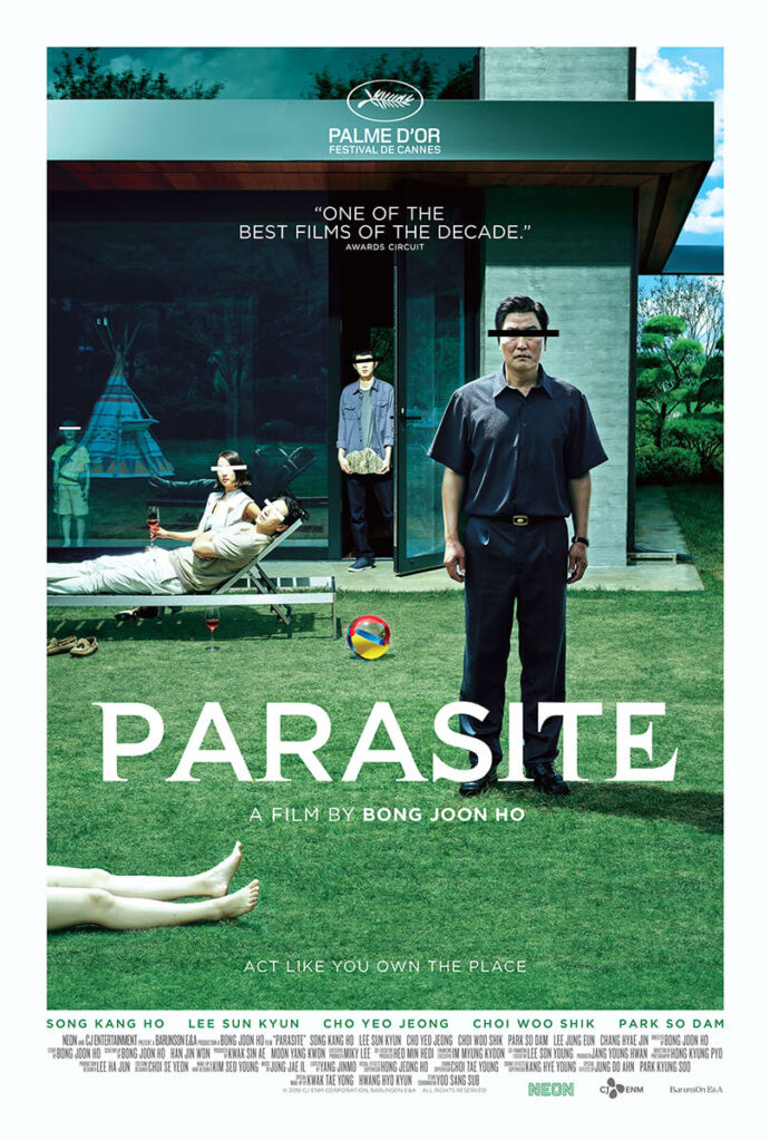 Alphabetical movie titles - Parasite movie